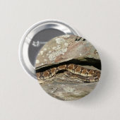 Rattlesnake in het Nationaal Park Shenandoah Ronde Button 5,7 Cm (Voorkant /achterkant)