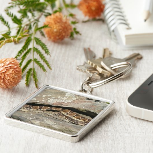 Rattlesnake in het Nationaal Park Shenandoah Sleutelhanger (Zijkant)