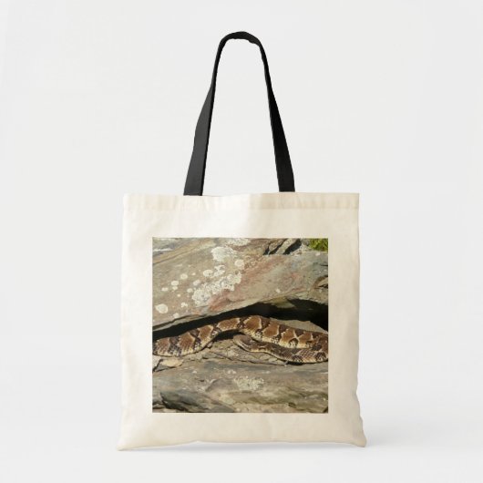 Rattlesnake in het Nationaal Park Shenandoah Tote Bag (Voorkant)