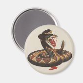 Rattlesnake Magnet Magneet (Voorkant / Achterkant)