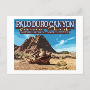 RATTLESNAKE - PALO DURO CANYON STATE PARK - TEXAS BRIEFKAART