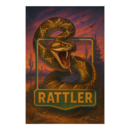 Rattlesnake Poster Perfect Poster