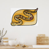 Rattlesnake Reptile Poster (Keuken)