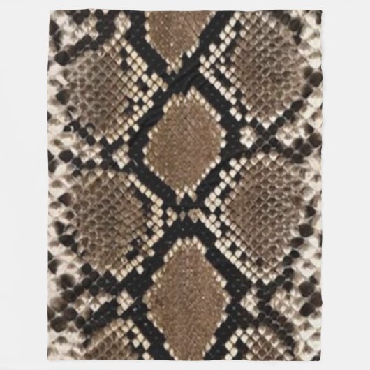 RATTLESNAKE SKIN FLEECE BLANKET (Voorkant)