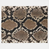 RATTLESNAKE SKIN FLEECE BLANKET (Voorkant (Horizontaal))