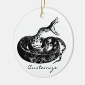 Rattlesnake Thunder_Cove Keramisch Ornament (Links)