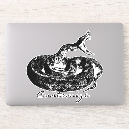 Rattlesnake Thunder_Cove Sticker (Computer)