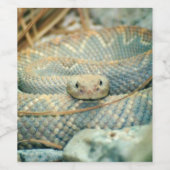 Rattlesnake Wijn Etiket (Enkel label)