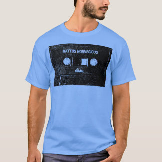 Rattus norvegicus-Cassettebandje T-shirt