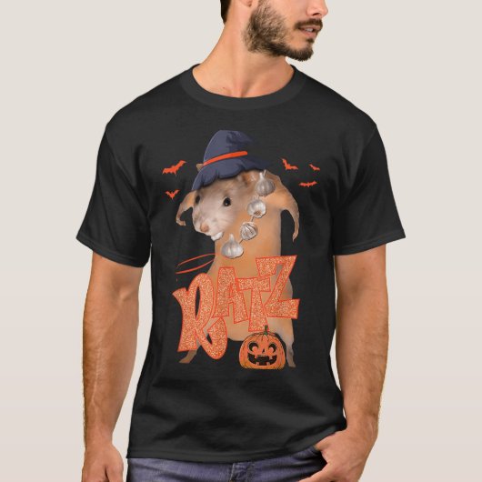 Ratz Funny Pink Mouse Rat Mannen Vrouwen Halloween T-shirt (Voorkant)