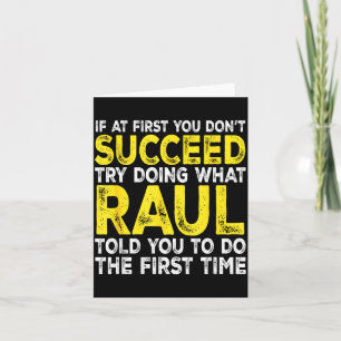 Raul - Als het bij de eerste keer niet lukt, probe Kaart
