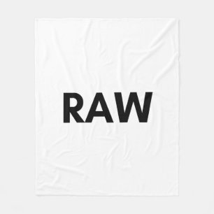 rauw fleece deken