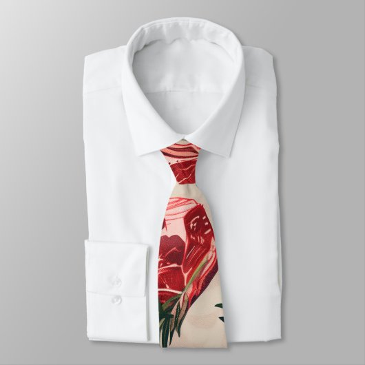 Rauwe biefstuk en rozemarijn Stropdas (Gebonden)