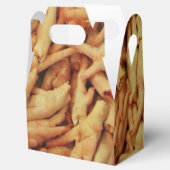 Rauwe kippenfeet bedankdoosjes (Geopend)