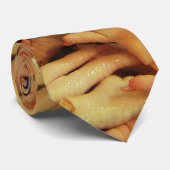 Rauwe kippenfeet stropdas (Opgerold)