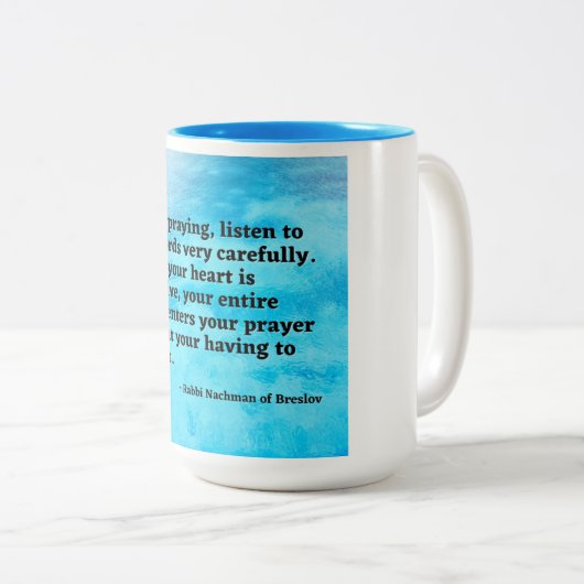 Rav Nachman of Breslov mug (Devant droit)