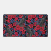 Ravages et roses avec des feuilles bleu foncé (Recto)