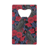 Ravages et roses avec des feuilles bleu foncé (Dos)