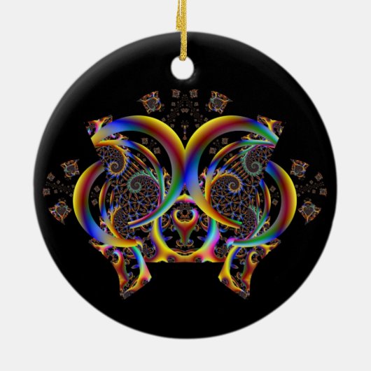 Rave ButterFly Ornament (Achterkant)