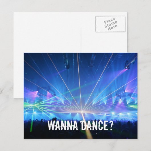 Rave carte postale (Devant / Derrière)