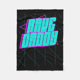 Rave Daddy House Music Techno Muziek Rave Feest Ve Fleece Deken