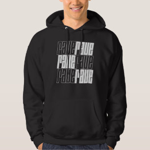 Rave logo-ontwerp hoodie