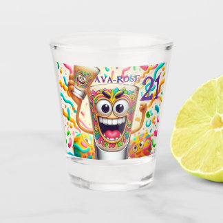 Rave Party Shot Glass – vibrant Fun  Glas