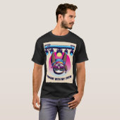 Rave Sloth - Lumières T-Shirt (Devant entier)