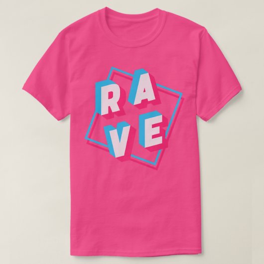 Rave Techno Music T-shirt (Design voorkant)