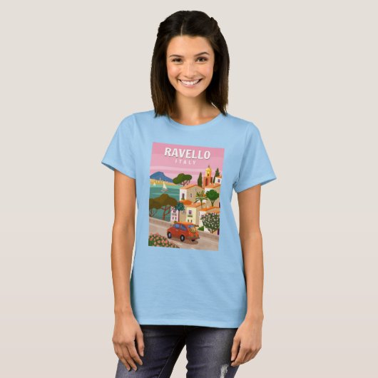 Ravello, Italië T-shirt (Voorkant volledig)