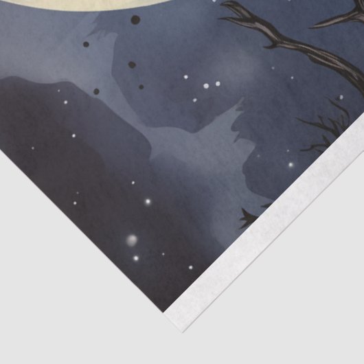 Raven 1 Halloween Decoupage papier (Detail)