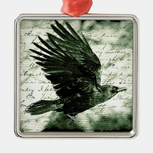 Raven 9 metalen ornament (Voorkant)