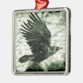 Raven 9 metalen ornament (Links)