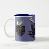 Raven aflopend tweekleurige koffiemok (Links)