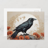 Raven Art Briefkaart (Voorkant / Achterkant)