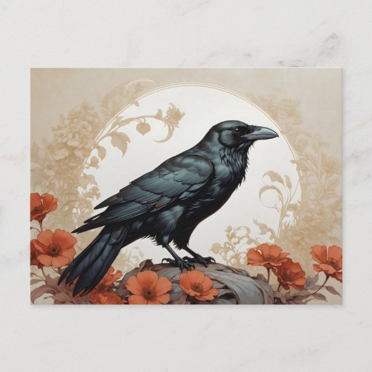Raven Art Briefkaart (Voorkant)