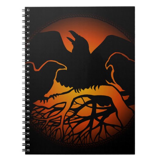 Raven Art Carnet Crow Art Journal Livre (Devant)