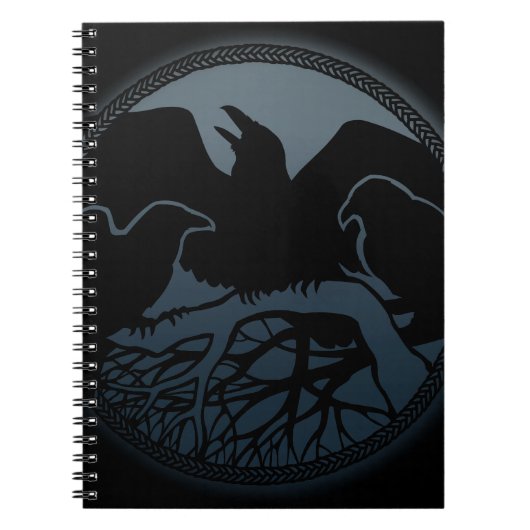 Raven Art Carnet Crow Art Journal Livre (Devant)