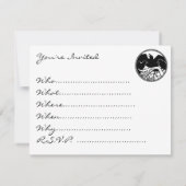 Raven Art Invitalized Native Art Kaart (Achterkant)