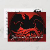 Raven Art Invitalized Native Art Kaart (Voorkant / Achterkant)