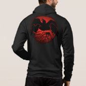 Raven Art Jacket Mannen Raven Crow Art Jackets (Achterkant)