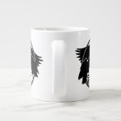 Raven Art Jumbo Mokken Cool Crow Art Cups en Mokke (Achterkant)