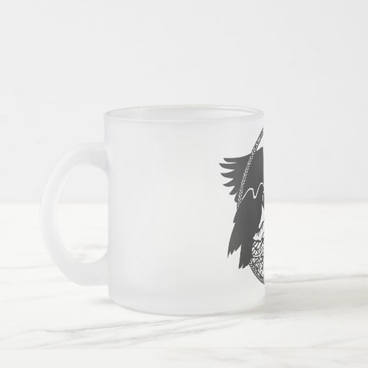 Raven Art Mok Wild Bird Beer Mok Raven Gasses (Links)