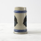 Raven Art Mok Wild Bird Beer Mok Raven Stein (Center)