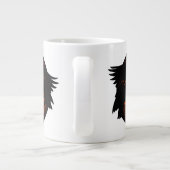 Raven Art Mok Wild Bird Coffee Mok Raven Cup (Achterkant)