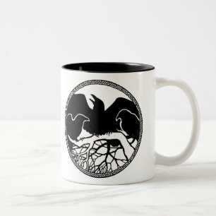 Raven Art Mok Wild Bird Crow Cup Raven Mokken