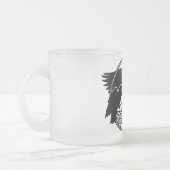Raven Art Mug Wild Bird Beer Mug Raven Gasses (Gauche)