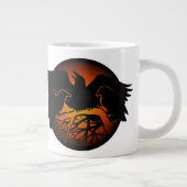 Raven Art Mug Wild Bird Café Mug Raven Cup (Droite)