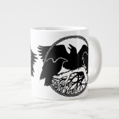 Raven Art Mug Wild Bird Café Mug Raven Cup (Devant droit)