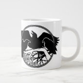 Raven Art Mug Wild Bird Café Mug Raven Cup (Droite)